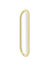 Ovaler Ganzkörperspiegel Mael, Rahmen: Mitteldichte Holzfaserpla, Rückseite: Mitteldichte Holzfaserpla, Spiegelfläche: Spiegelglas, Gelb, B 50 x H 140 cm