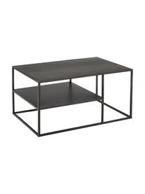 Metall-Couchtisch Neptun, Metall, pulverbeschichtet, Schwarz, B 90 x T 60 cm