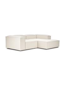 Divano angolare componibile Lennon, Rivestimento: 100% poliestere Con 115.0, Struttura: legno di pino massiccio, , Piedini: plastica, Tessuto beige, Larg. 238 x Prof. 180 cm, chaise-longue a destra