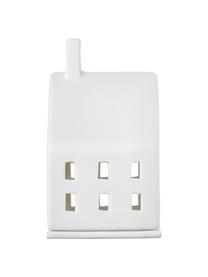 Portavela de porcelana Living, Porcelana, Blanco, An 7 x Al 10 cm