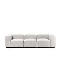 Modulares Sofa Lena (4-Sitzer) in Cremeweiß, Bezug: Webstoff (88% Polyester, , Gestell: Kiefernholz, Schichtholz,, Füße: Kunststoff, Webstoff Weiß, B 284 cm x T 106 cm