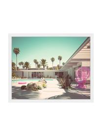 Impression numérique encadrée Pink Vacation, Multicolore, larg. 53 x haut. 43cm