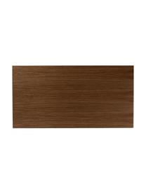 Stół do jadalni z fornirem z drewna dębowego Androgyne, różne rozmiary, Płyta pilśniowa średniej gęstości (MDF) z fornirem z drewna dębowego, Drewno naturalne bejcowane na ciemno, S 210 x G 100 cm