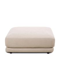 Sofa-Hocker Jasmin in Beige, Bezug: 85% Polyester, 15% Nylon , Gestell: Massives Fichtenholz FSC-, Füße: Kunststoff, Webstoff Beige, B 105 x H 43 cm