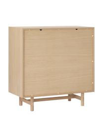 Cómoda con cajones de roble Diana, Estructura: aglomerado chapado de rob, Patas: madera de roble maciza, Madera, An 100 x Al 100 cm