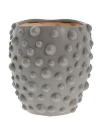 Osłonka na doniczkę z ceramiki Doelle, Ceramika, Szary, Ø 20 x W 20 cm