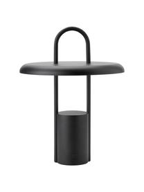 Lampe à poser LED d'extérieur avec port USB Pier, intensité variable, Noir, Ø 20 x haut. 25 cm