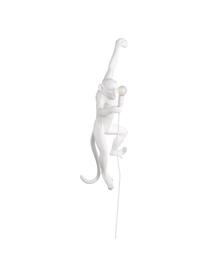 Design Wandleuchte Monkey, Weiß, 37 x 77 cm