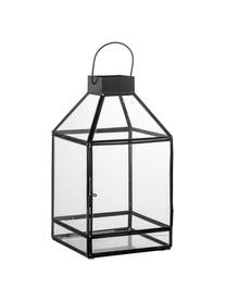 Lanterna piccola Khoa, Struttura: metallo rivestito, Nero, Larg. 15 x Alt. 28 cm
