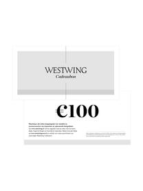 Cadeaubon, Cadeaubon op hoogwaardig papier., Wit, grijs, 100