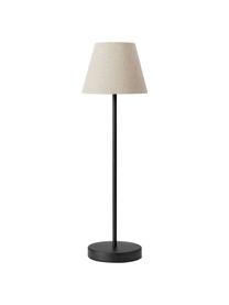 Velký stolní lampa Cozy, Béžová, černá, Ø 18 cm, V 63 cm