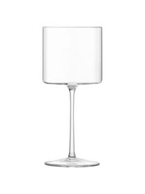 Copas de vino de vidrio soplado artesanalmente Otis, 4 uds., Vidrio, Transparente, Ø 8 x Al 19 cm, 310 ml