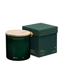 Vela perfumada dos mechas Skog (pino, piñas, savia de abedul), Recipiente: vidrio, Caja: cartón, Pino, piñas, savia de abedul, Ø 10 x Al 16 cm