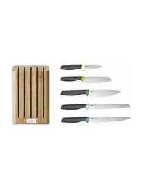 Set de cuchillos Elevate, 5 cuchillos., Cuchillo: acero inoxidable, Marrón claro, negro, multicolor, Set de diferentes tamaños