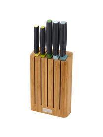 Set de cuchillos Elevate, 5 cuchillos., Cuchillo: acero inoxidable, Marrón claro, negro, multicolor, Set de diferentes tamaños