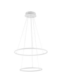 Große LED-Pendelleuchte Orion, Lampenschirm: Metall, beschichtet, Baldachin: Metall, beschichtet, Weiß, Ø 60 x H 50 cm
