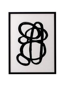 Oprawiony druk cyfrowy Doris, Czarny, biały, S 32 x W 42 cm