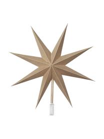 Estrella Árbol de Navidad Top, Papel, Beige, Ø 30 cm