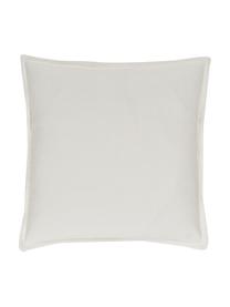 Federa arredo in cotone bianco crema Mads, 100% cotone, Beige, Larg. 40 x Lung. 40 cm