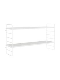 Mała półka ścienna z metalową ramą North, Biały, S 65 x W 35 cm