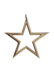 Stern-Anhänger Taumi, 3-tlg., Aluminium, Goldfarben, Set mit verschiedenen Größen