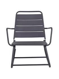 Outdoor schommelstoel Lillian in zwart, Gepoedercoat staal, Zwart, B 63 cm x H 74 cm