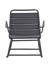 Outdoor schommelstoel Lillian in zwart, Gepoedercoat staal, Zwart, B 63 cm x H 74 cm