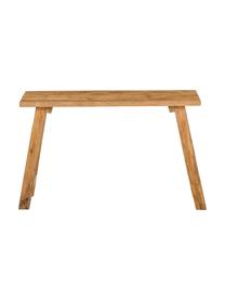 Konsola z drewna tekowego Lawas, Naturalne drewno tekowe pochodzące z recyklingu, Drewno tekowe, S 120 x G 40 cm