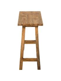 Konsola z drewna tekowego Lawas, Naturalne drewno tekowe pochodzące z recyklingu, Drewno tekowe, S 120 x G 40 cm