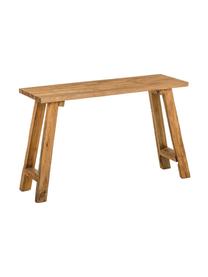 Konzolový stolík z tíkového dreva Lawas, Recyklované tíkové drevo, prírodne, Tíkové drevo, Š 120 x H 40 cm