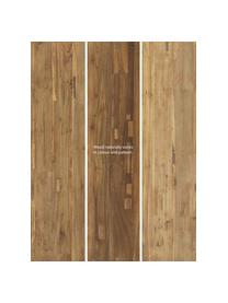 Konsola z drewna tekowego Lawas, Naturalne drewno tekowe pochodzące z recyklingu, Drewno tekowe, S 120 x G 40 cm
