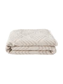 Couvre-lit à motif jacquard Milano, 80 % coton, 20 % polyester

Le matériau est certifié STANDARD 100 OEKO-TEX®, 6457CIT, CITEVE, Beige, larg. 180 x long. 250 cm
