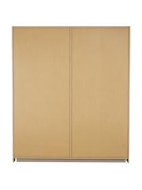 Schwebetürenschrank Mia, 2-türig, Holzwerkstoff aus heimischen Hölzern aus nachhaltiger Forstwirtschaft, beschichtet, Weiß, B 180 x H 210 cm