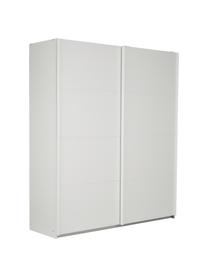 Schwebetürenschrank Mia, 2-türig, Holzwerkstoff aus heimischen Hölzern aus nachhaltiger Forstwirtschaft, beschichtet, Weiß, B 180 x H 210 cm