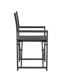 Krzesło ogrodowe Taylor, Stelaż: aluminium malowane proszk, Ciemny szary, S 55 x G 45 cm