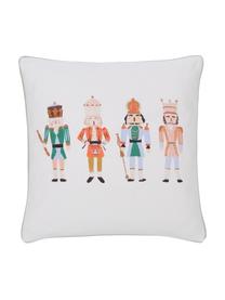 Designová sada oboustranných povlaků na polštáře Louskáček od Candice Grey, 2 díly, 100% bavlna, s certifikátem GOTS, Bílá, Š 45 cm, D 45 cm