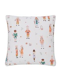 Designová sada oboustranných povlaků na polštáře Louskáček od Candice Grey, 2 díly, 100% bavlna, s certifikátem GOTS, Bílá, Š 45 cm, D 45 cm