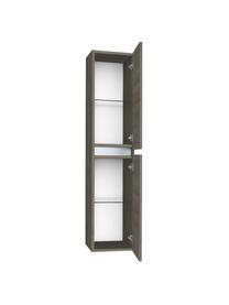 Bad-Hochschrank Perth, B 35 cm, Einlegeböden: Glas, Eschenholz-Optik, B 35 x H 160 cm