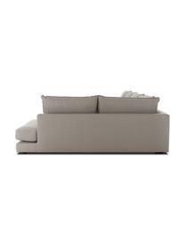 Canapé d'angle XL Tribeca, Tissu gris foncé, larg. 405 x prof. 228 cm, méridienne à droite