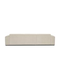 Cord-Ecksofa Melva (4-Sitzer), Bezug: Cord (92% Polyester, 8% P, Gestell: Massives Kiefernholz, FSC, Füße: Kunststoff, Cord Beige, B 319 x T 196 cm, Eckteil links