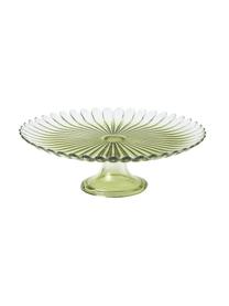 Alzata per dolci in vetro Verde, Vetro, Verde, Ø 33 x Alt. 10 cm