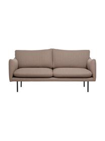 Sofá Fluente (2 plazas), Tapizado: poliéster Alta resistenci, Estructura: madera de pino maciza, Patas: metal con pintura en polv, Tejido gris pardo, An 170 x F 95 cm