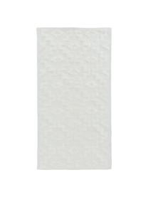 Tappeto in cotone tessuto a mano con struttura alta-bassa Idris, 100% cotone, Crema, Larg. 120 x Lung. 180 cm (taglia S)
