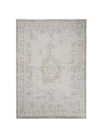Alfombra de chenilla Medaillon, Chenilla (100% algodón), Gris claro, An 230 x L 330 cm (Tamaño L)