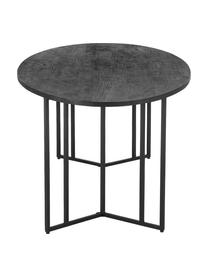 Owalny stół do jadalni z drewnem mangowym Luca, Blat: lite drewno mangowe, szcz, Stelaż: metal malowany proszkowo, Czarny, S 240 x G 100 cm