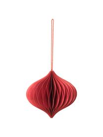 Baumanhänger Viola H 10 cm, 4 Stück, Rot, Ø 9 x H 10 cm