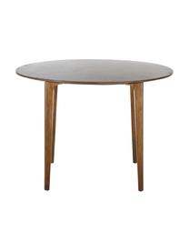 Kulatý jídelní stůl z masivního mangového dřeva Archie, Ø 110 cm, Masivní lakované mangové dřevo, Mangové dřevo, Ø 110 cm, V 75 cm