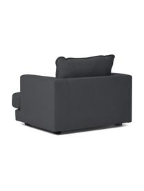 Sessel Tribeca, Bezug: 100 % Polyester Der hochw, Gestell: Massives Kiefernholz, Beine: Massives Buchenholz, lack, Webstoff Anthrazit, B 110 x T 96 cm