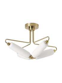 LED-Deckenleuchte Tate, Goldfarben, Weiß, Ø 76 x H 46 cm