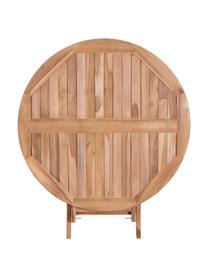 Klappbarer Gartentisch Oviedo aus Teakholz, Ø 100 cm, Teakholz, Teakholz, Ø 100 x H 75 cm